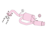 Fujitsubo A-RM Exhaust - Toyota Yaris RS 1.5 2WD NCP131