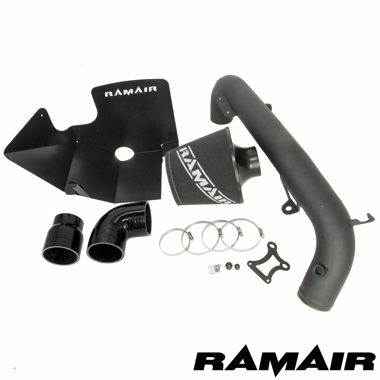 Ramair Performance Foam Induction Kit for 2.3 Ecoboost MK3 Ford Focus RS - Black Hose