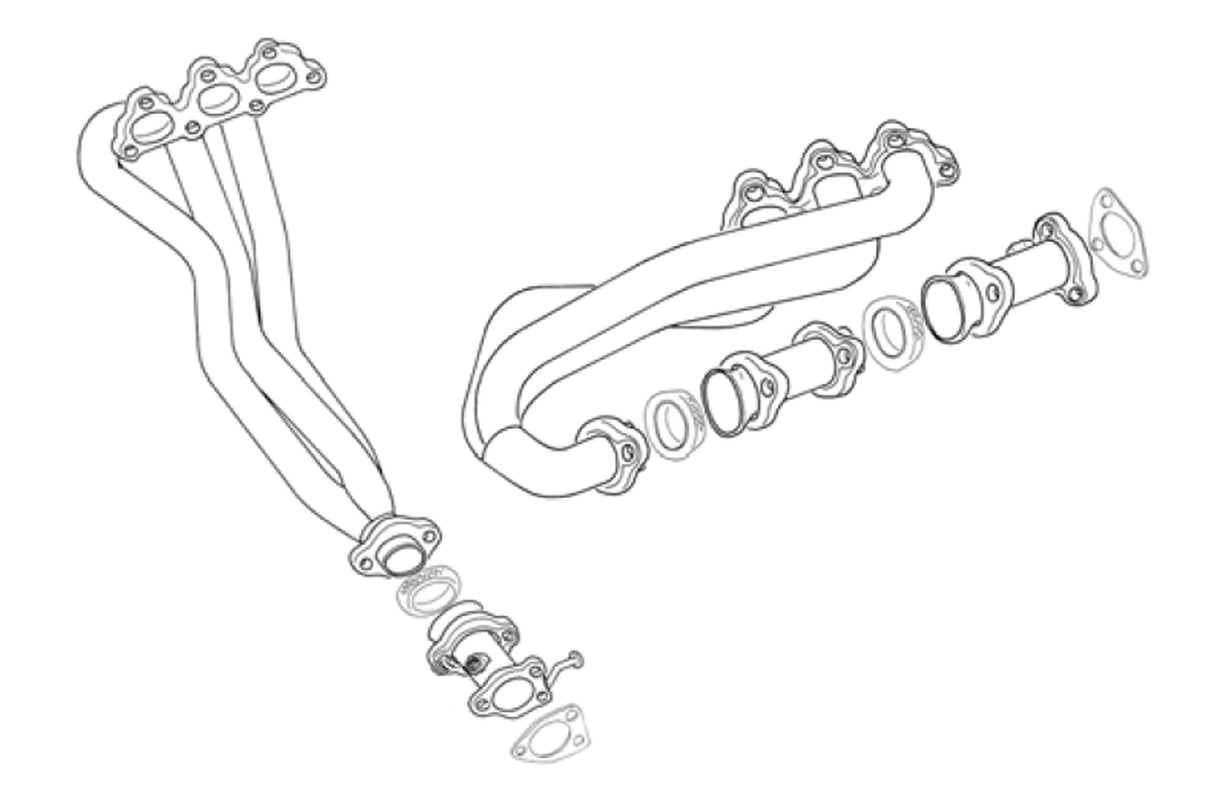 Fujitsubo Super Ex Exhaust Manifold - Honda Nsx 3.0 NA1