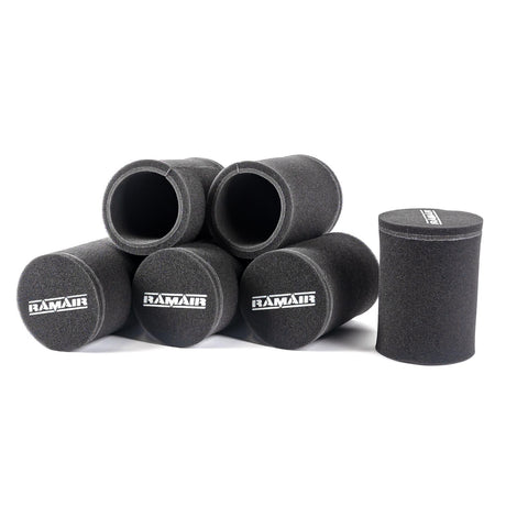 Ramair Carb Sock Foam Air Filter Single Inlet 90mm - 6 Pack