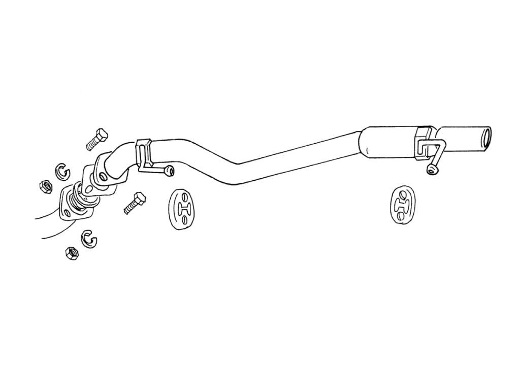 Fujitsubo Wagolis Exhaust - Mazda MPV Sports 2.0/2.5/3.0 LWEW/5W/FW