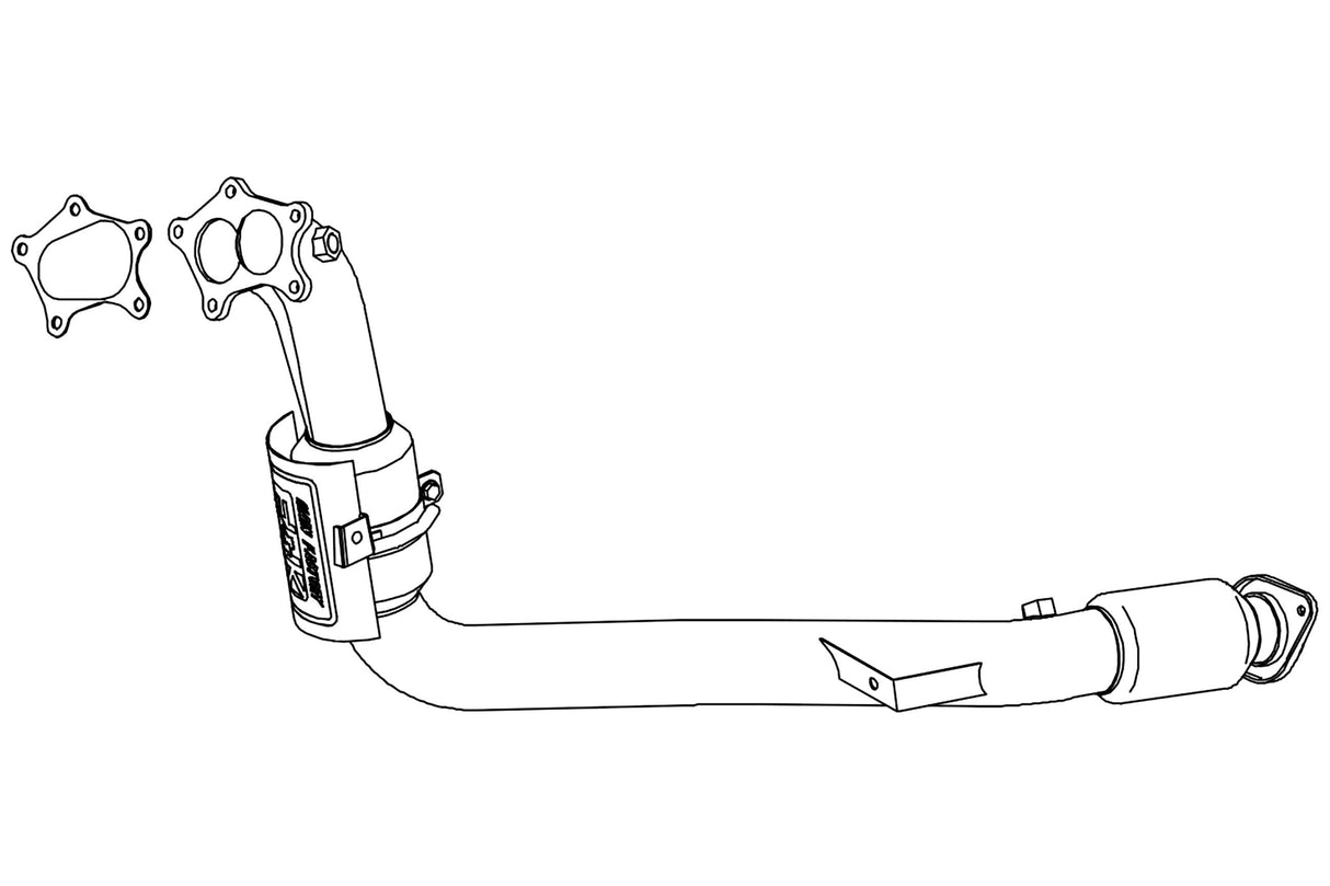 Fujitsubo Sports Catalyzer Exhaust - Subaru Legacy Touring Wagon Gt BP5