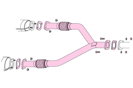 Fujitsubo Front Pipe - Nissan Skyline 3.5/3.7/Coupe 3.7/350Z PV/KV/CKV36/Z/HZ34