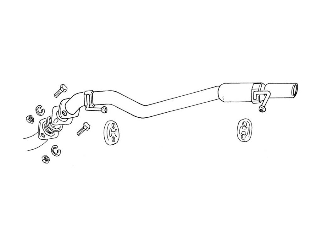 Fujitsubo Wagolis Exhaust - Mazda MPV Sports 2.3 2WD LW3W