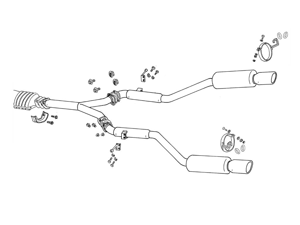Fujitsubo Super R Exhaust - Lexus GS300 Turbo JZS147