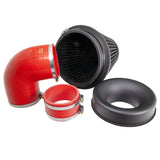 Ramair Performance Pleated Induction Kit for MK2 Focus ST - Red Hoses