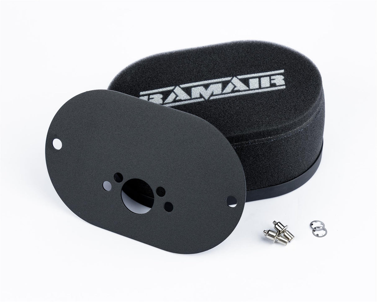 Ramair Carburettor Foam Air Filter with Baseplate to fit SU HS4, HIF4, HIF38 1.5in - 25mm Internal Height
