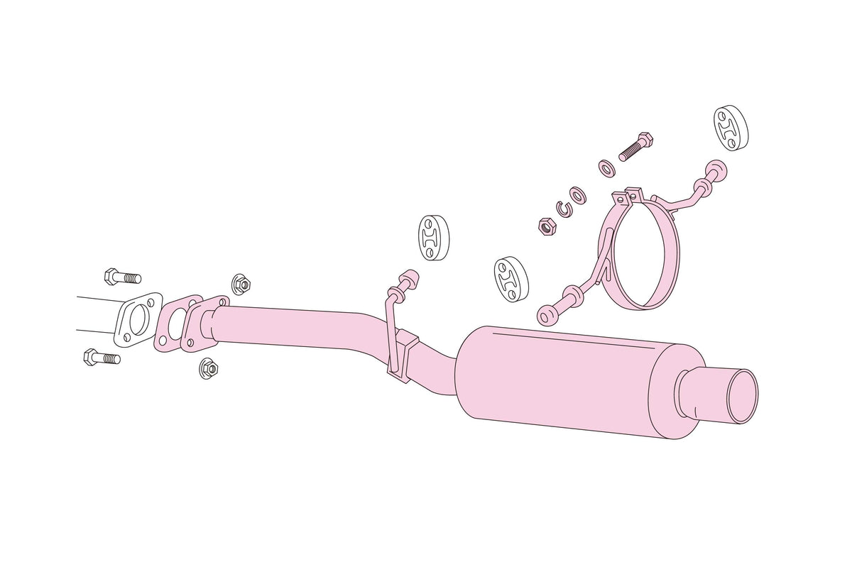 Fujitsubo RM-01A Exhaust - Subaru Impreza WRX (2003+) GDA/GGA