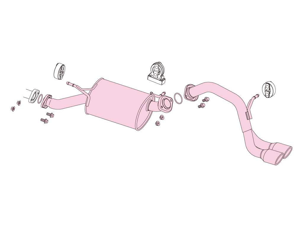 Fujitsubo A-S Exhaust - Suzuki Solio Bandit 1.2 2WD MA15S