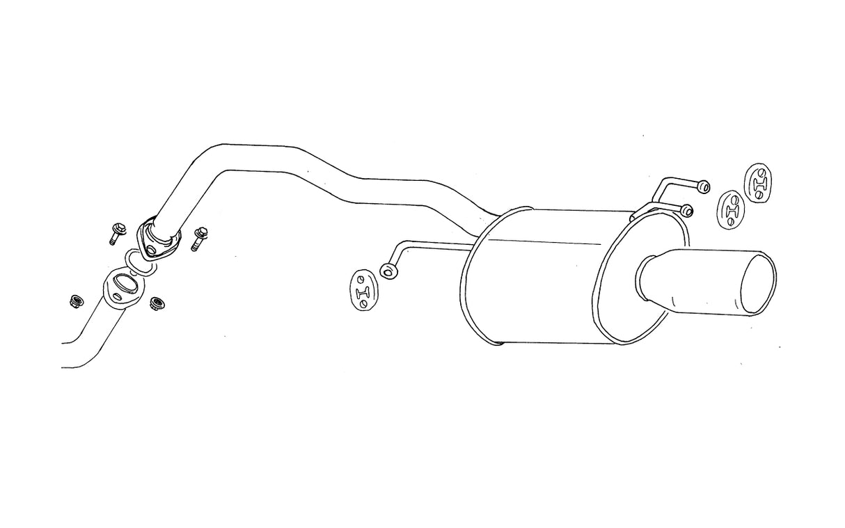 Fujitsubo Wagolis Exhaust - Nissan Elgrand 3.5 2/4Wd APE/APWE50