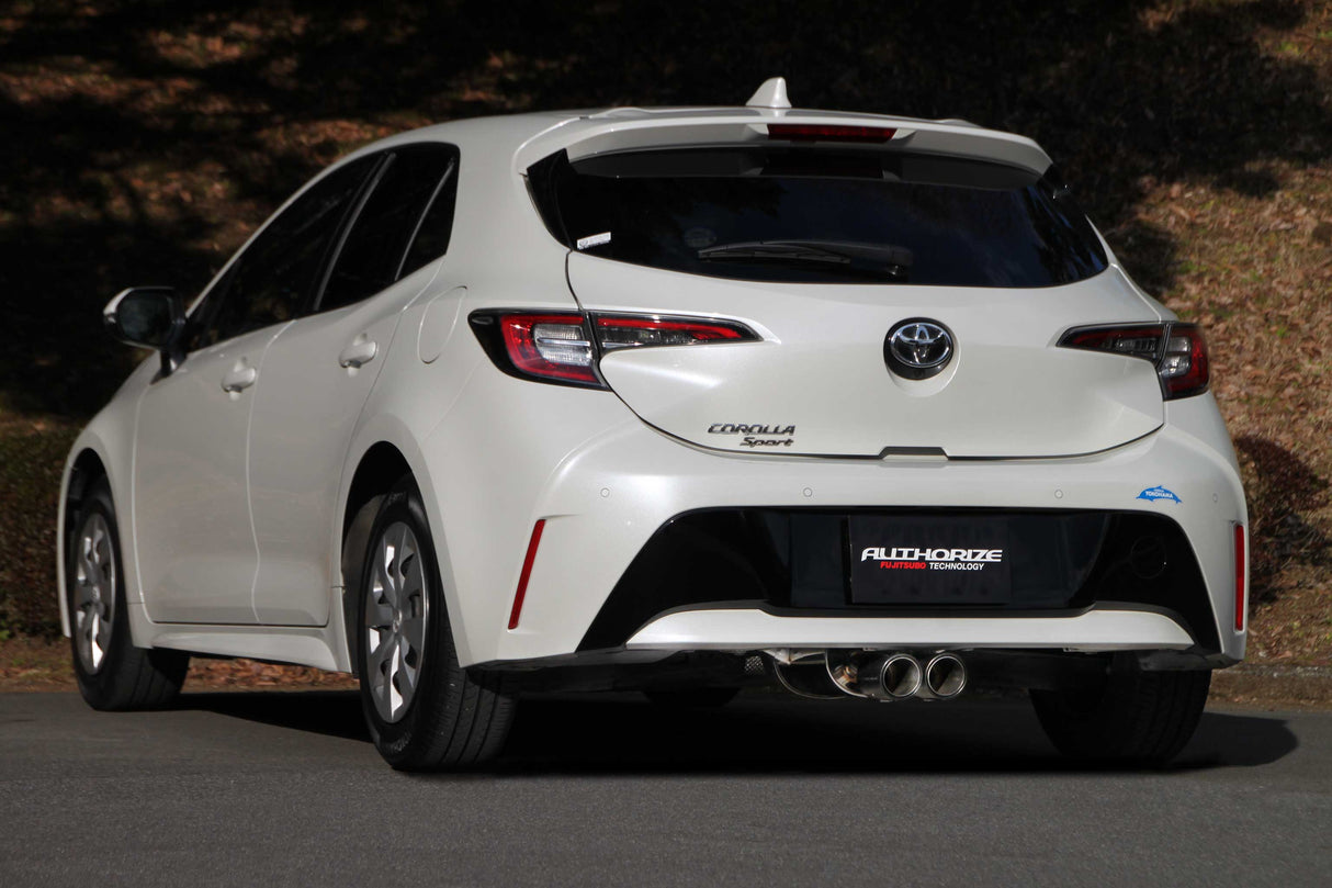 Fujitsubo A-RM+C Exhaust - Toyota Corolla Sports 1.2 Turbo 2WD NRE210H
