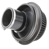 Ramair Ramair Pleated 80mm (3.1inch) ID Neck Small Cone Air Filter with Velocity Stack and Coupling