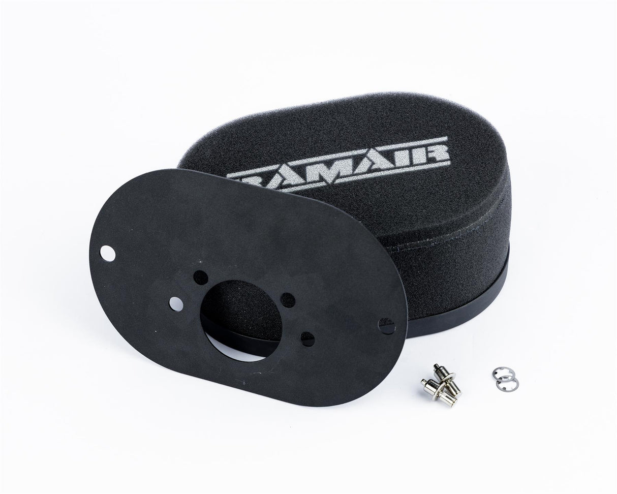 Ramair Carburettor Foam Air Filter with Baseplate to fit SU HIF6, HIF44 1.7in - 100mm Internal Height