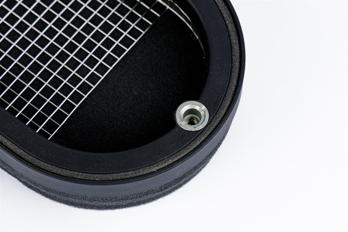 Ramair Carburettor Foam Air Filter with Baseplate to fit SU HS4, HIF4, HIF38 1.5in (Mini Offset) - 25mm Internal Height
