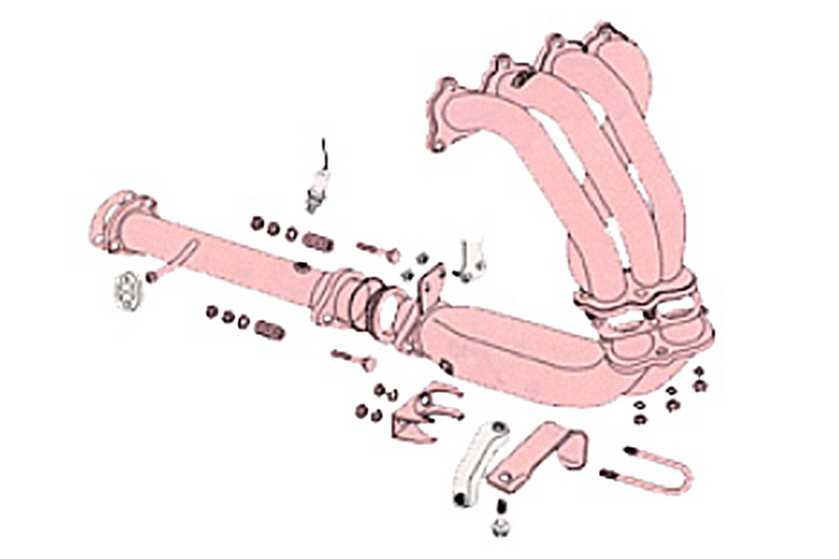 Fujitsubo Super Ex Basic Exhaust Manifold - Honda Prelude Vtec BB1/4