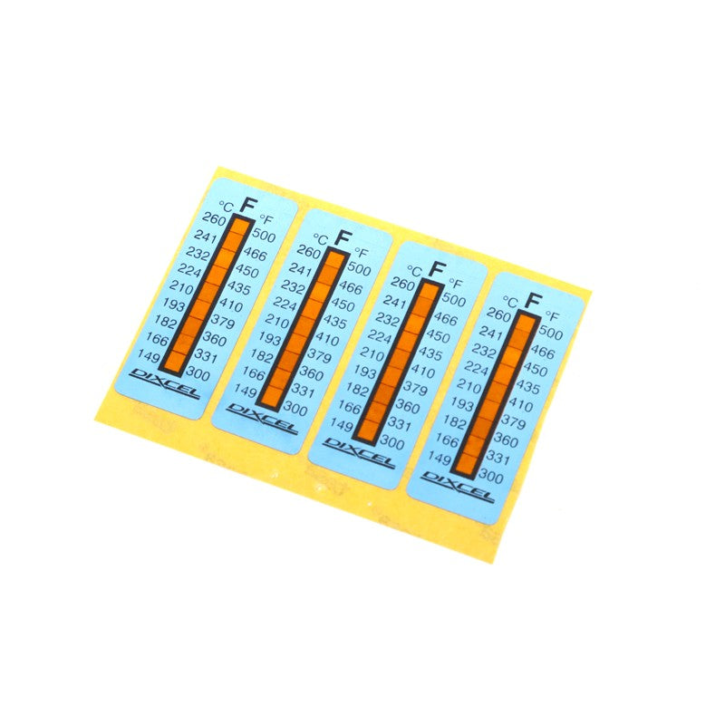 Dixcel Brake Caliper Temperature Sticker (10pcs)