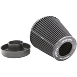 Ramair Ramair Pleated 90mm (3.5inch) ID Neck Large Cone Air Filter with Velocity Stack and Coupling