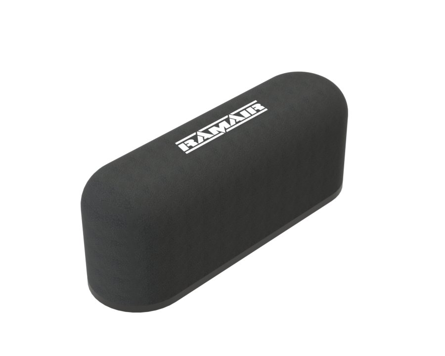 Ramair Twin Domed Carb Air Filter & Baseplate to fit MG Midget 1500 SU HS4 - 125mm Internal Height