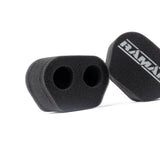 Ramair 2x Twin Inlet Motorcycle Carb Sock Foam Air Filter 72mm