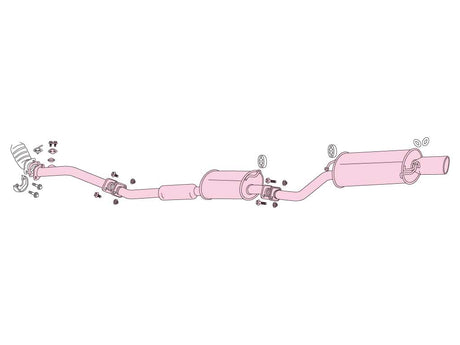 Fujitsubo Legalis R Exhaust - Toyota Mark II/Chaser/Cresta 2.5 Turbo JZX100