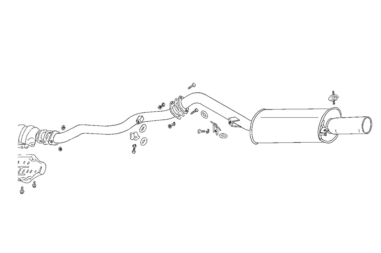 Fujitsubo Legalis R Exhaust - Nissan Skyline RS Turbo Mt DR30