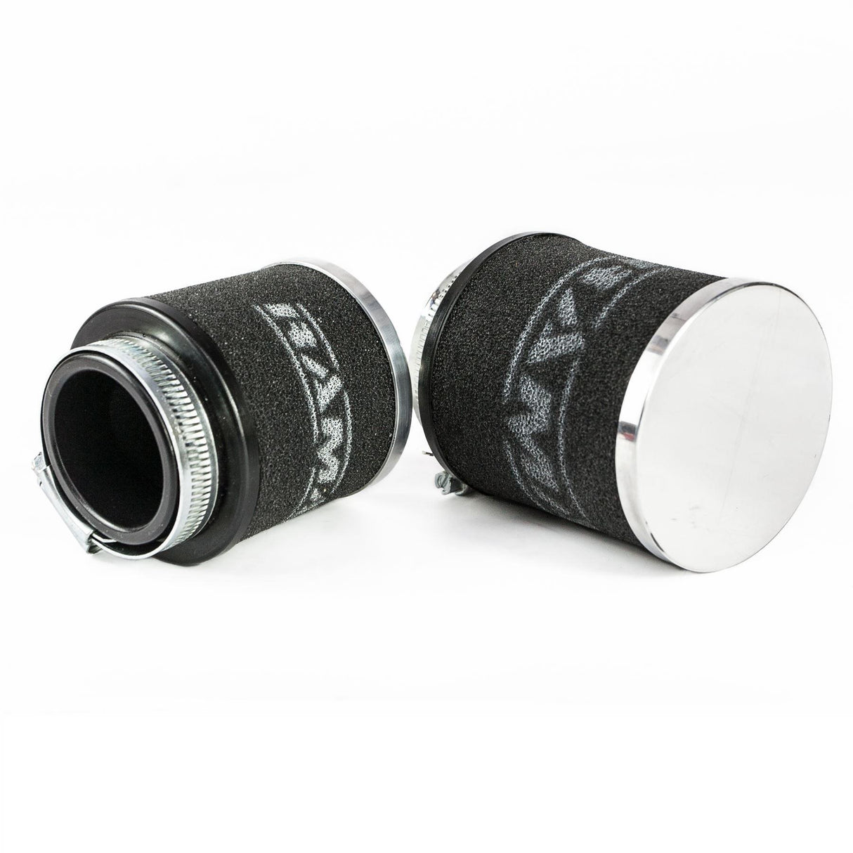 Ramair Chrome Cap Motorcycle Pod Foam Air Filter 52mm