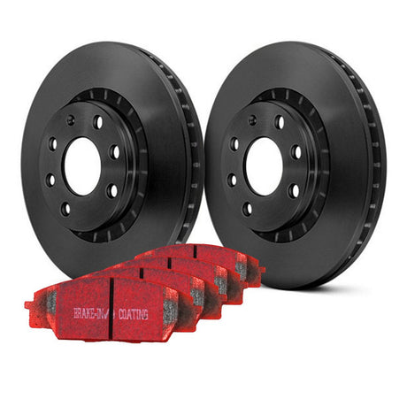 EBC Disc and Pad Kit - Civic EP3 - Rear - EBC Redstuff (Street Pad) - D Series OE Replacement - torquegt