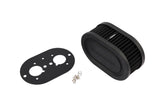 Ramair Pleated Carburettor Air Filter Baseplate to fit Weber 40 IDF -65mm Int Height