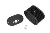 Ramair Pleated Carb Air Filter Baseplate to fit SU HS2 1.25in (32mm Mini Offset)  100mm