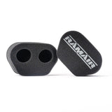 Ramair 2x Twin Inlet Motorcycle Carb Sock Foam Air Filter 72mm