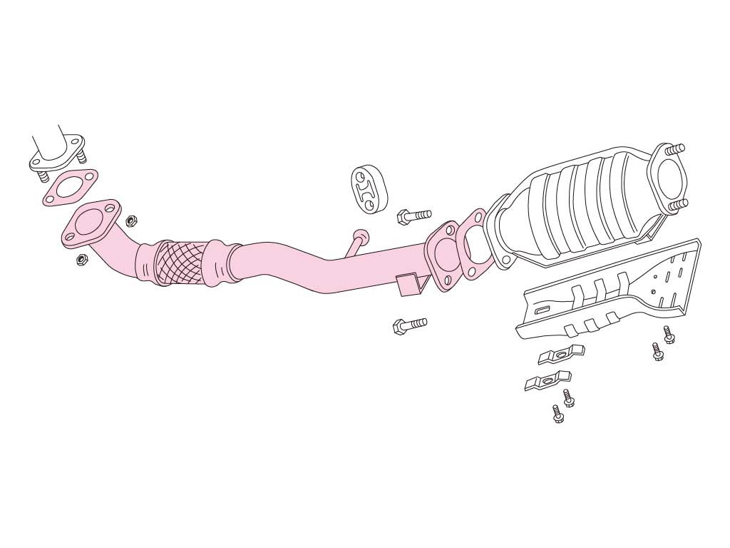 Fujitsubo Front Pipe - Mitsubishi Lancer Evolution Ⅳ/Ⅴ/Ⅵ CN/CP9A