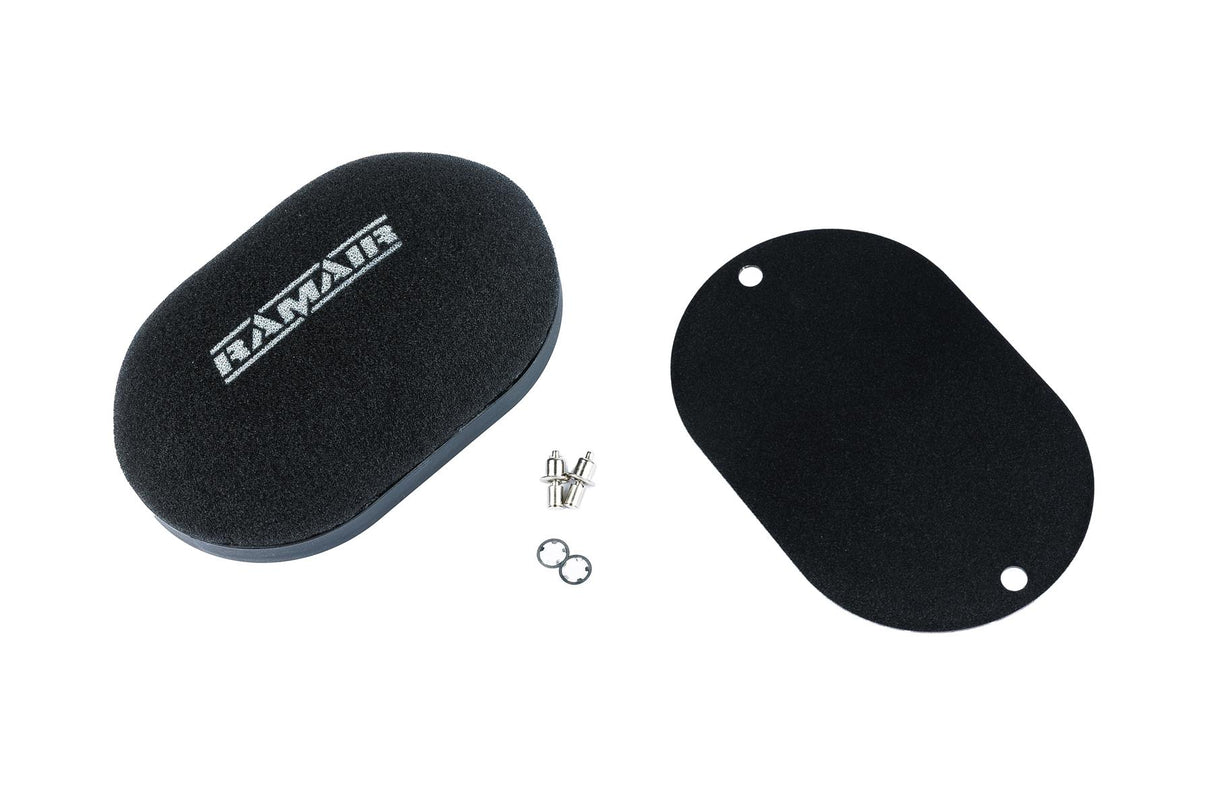 Ramair Domed Carb Air Filter & Blank Baseplate  - 40mm Internal Height