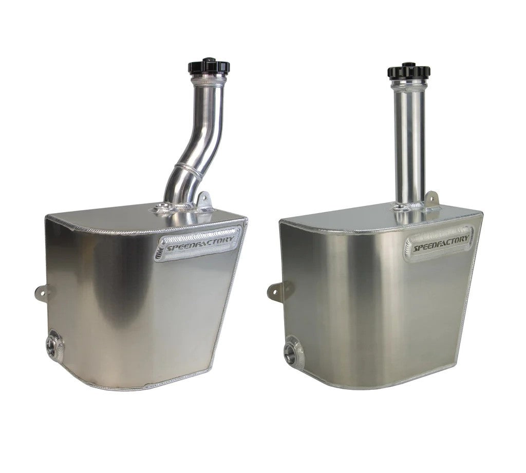 SpeedFactory Racing Front Mount Drag Race Fuel Cell EK (99-00) (Curved Filler Neck) With Mounting Tabs Welded