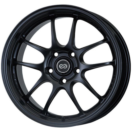 Enkei PF01 Alloy Wheel - 17x7 ET45 4x100 Matte Black - torquegt