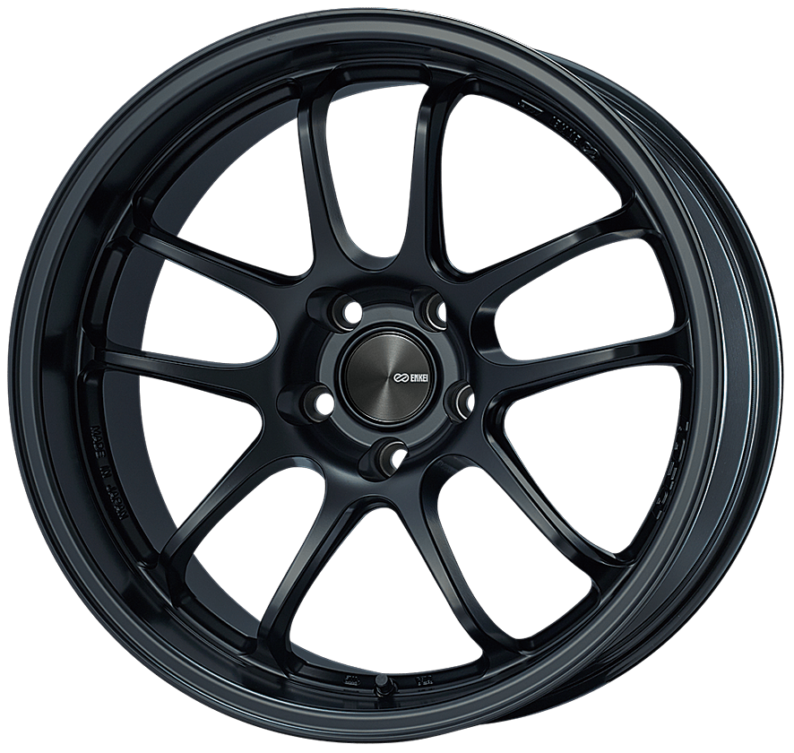 Enkei PF01EVO Alloy Wheel - 17x9.5 ET35 5x114.3 Matte Black - torquegt