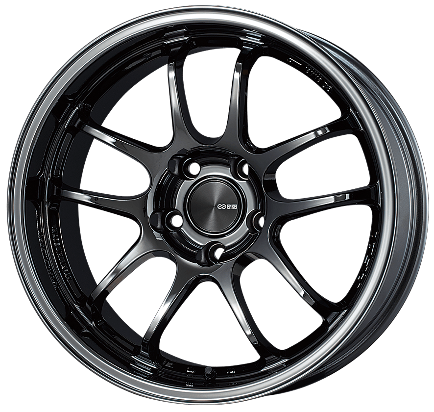 Enkei PF01EVO Alloy Wheel - 17x9.5 ET35 5x114.3 SBK - torquegt
