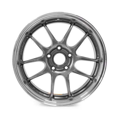 Enkei PF01SS Alloy Wheel - 17x9 ET60 5x114.3 Platinum Machined Silver - torquegt