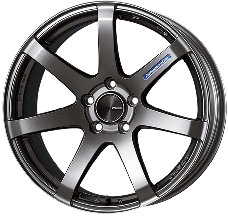 Enkei PF07 Alloy Wheel - 15x7 ET35 4x100 Dark Silver - torquegt