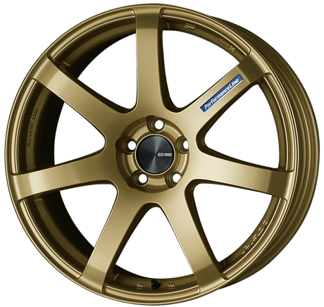 Enkei PF07 Alloy Wheel - 16x5 ET45 4x100 Gold - torquegt