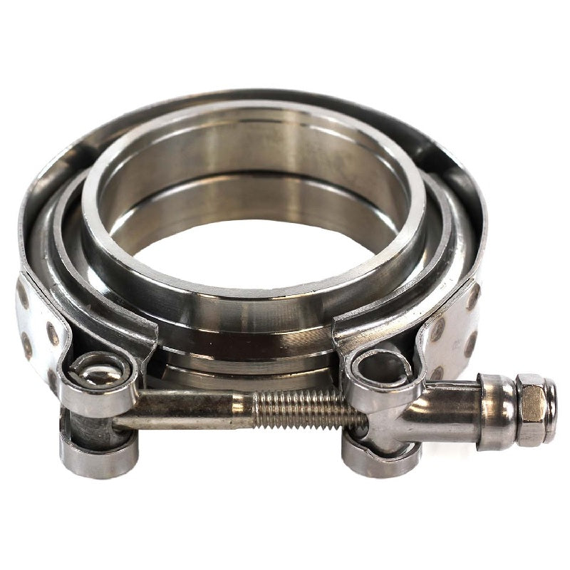 Exoracing V-Band Clamp With Flanges 3" 76mm Stainless Steel