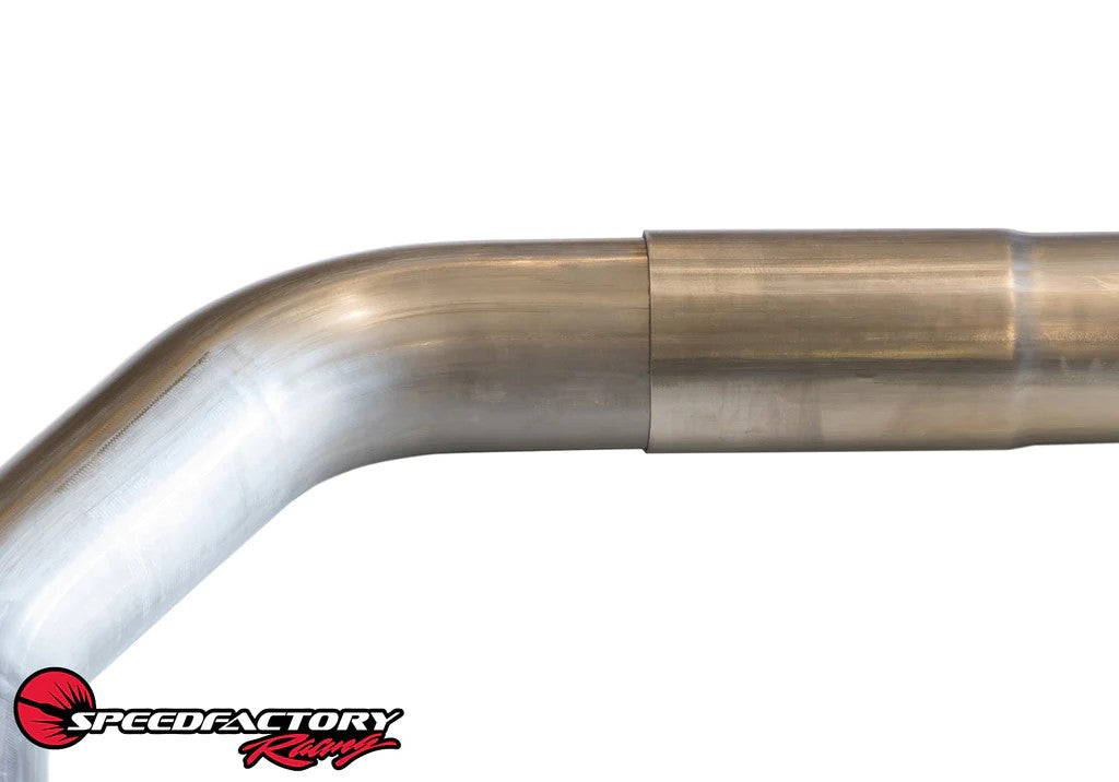 Kit de tubería de escape de acero inoxidable SpeedFactory de 3" para Honda Civic Integra 92-00