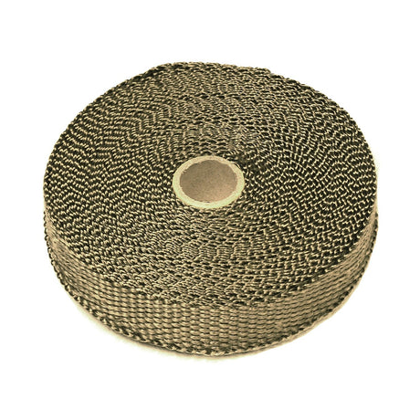 Exoracing 10mx2.5cm Titanium Exhaust Wrap - torquegt
