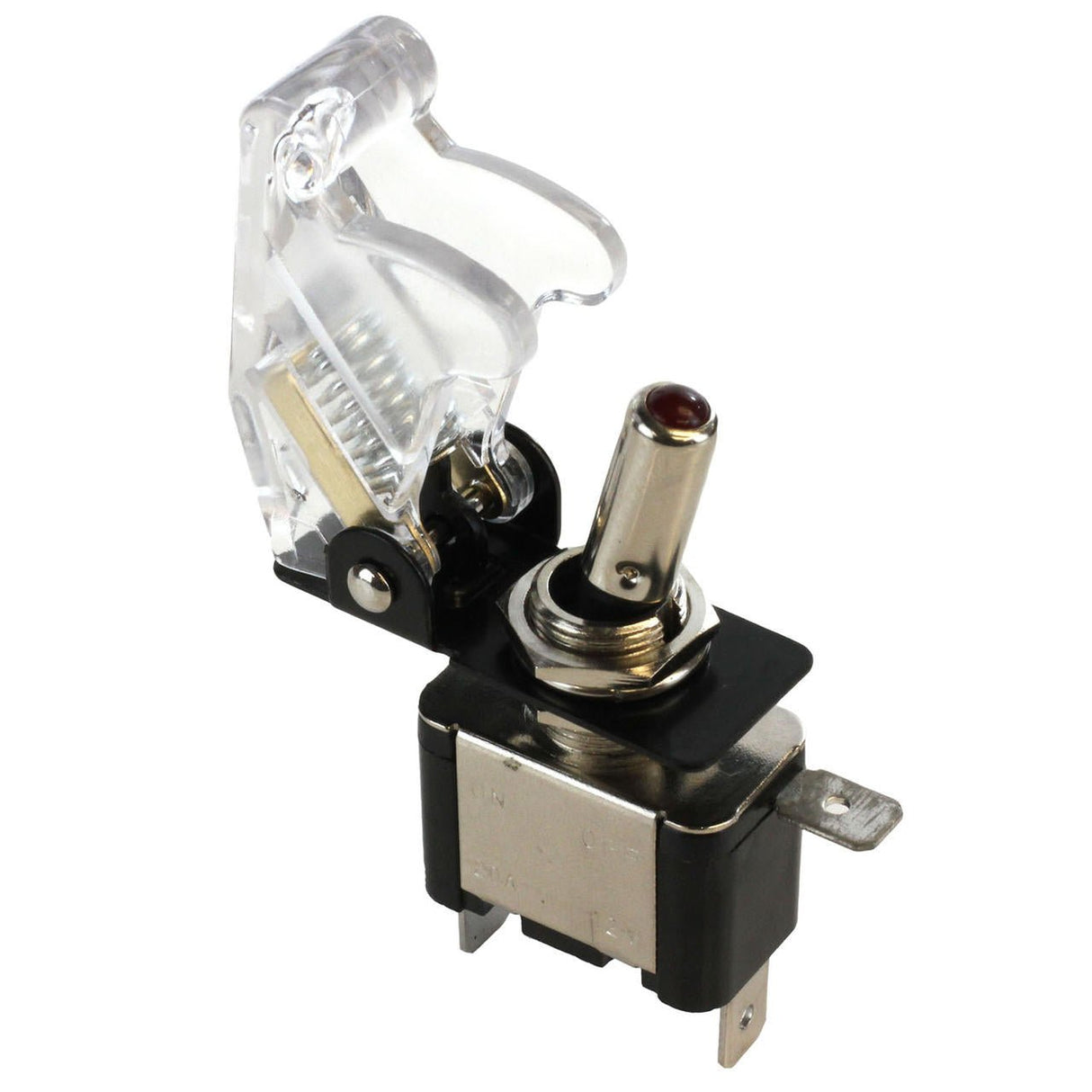 Exoracing 12V Illuminated Rocket Switch Transparent - torquegt