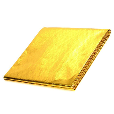 Exoracing 1mx1.2m Gold Reflective Sheet Heat Shield Adhesive High Temperature - torquegt