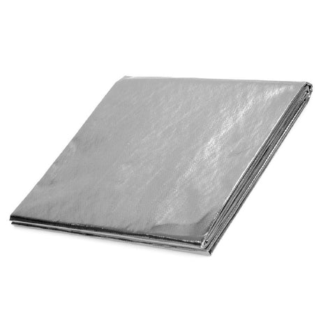 Exoracing 1mx1.2m Silver Reflective Sheet Heat Shield Adhesive High Temperature - torquegt