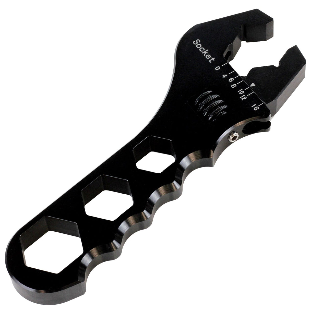 Exoracing Black Adjustable Wrench Spanner AN03 - AN16 - torquegt