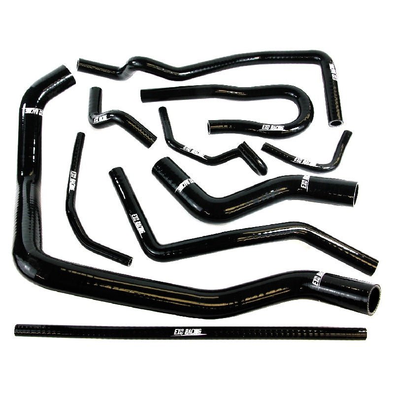Exoracing Black Silicone Hose Kit For Honda Civic D15 D16 10Pc - torquegt