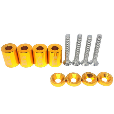 Exoracing Bonnet Raisers Spacer 1" Gold - torquegt