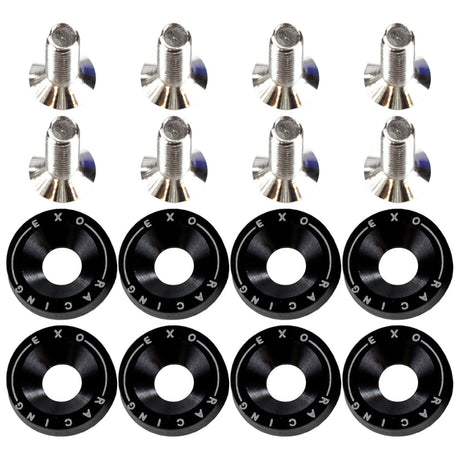 Exoracing Dress Up Bolt Kit Black M6x1.0 - torquegt