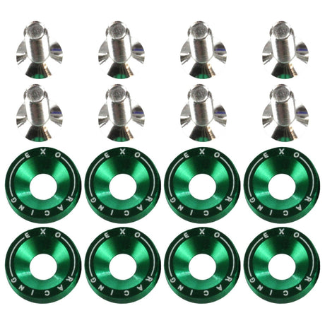 Exoracing Dress Up Bolt Kit Green M6x1.0 - torquegt